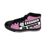 Pink NENL Signature Series Men's High-top Sneakers