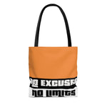 Oh-So-Orange NENL Signature AOP Tote Bag